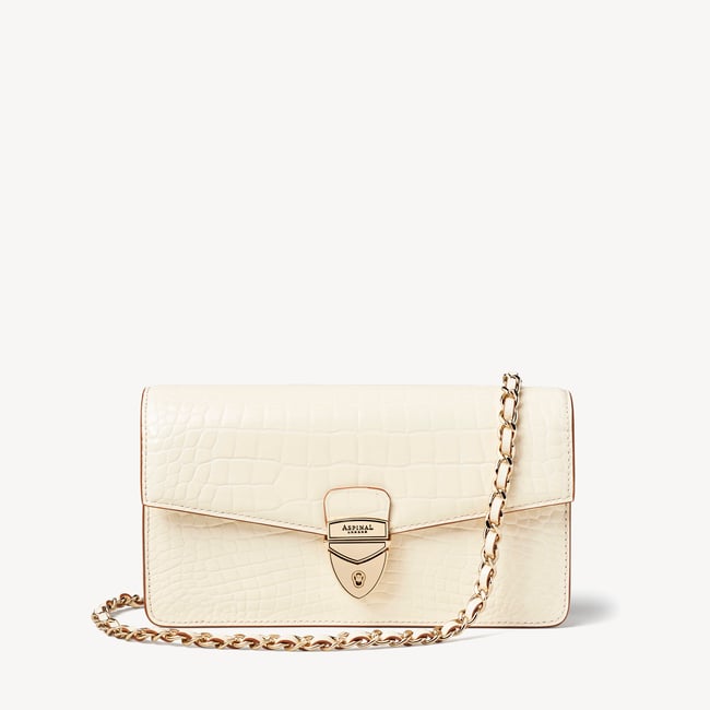 Mayfair® 2 Clutch Ivory Patent Croc