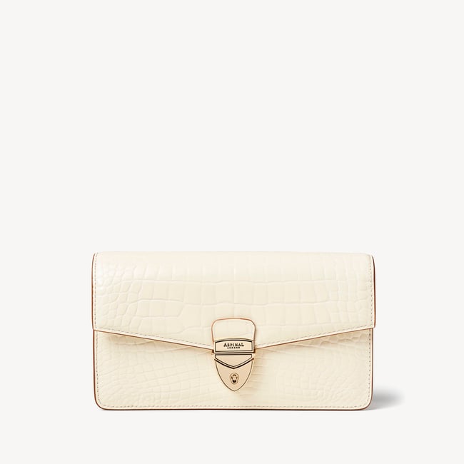Mayfair® 2 Clutch Ivory Patent Croc