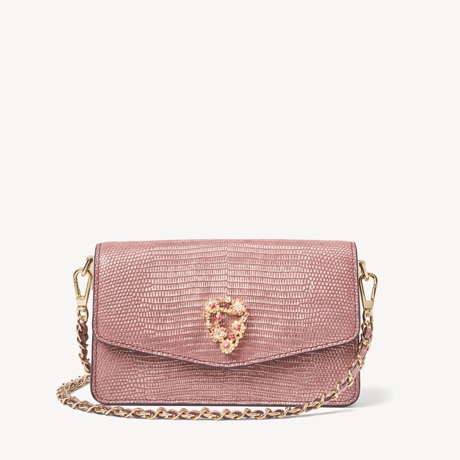 Eliza Clutch Cassis Lizard