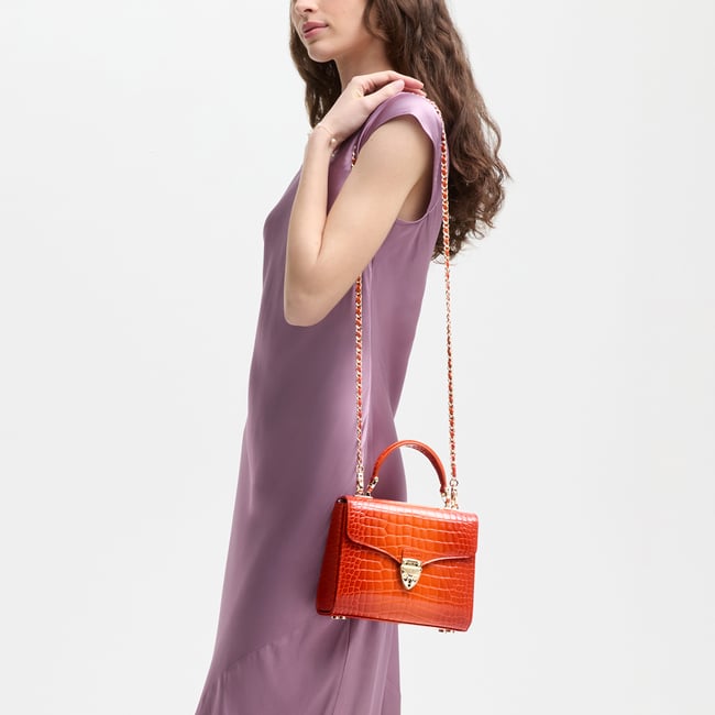 Midi Mayfair® Deep Shine Marmalade Ombre Croc