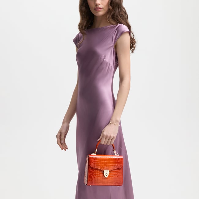 Midi Mayfair® Deep Shine Marmalade Ombre Croc