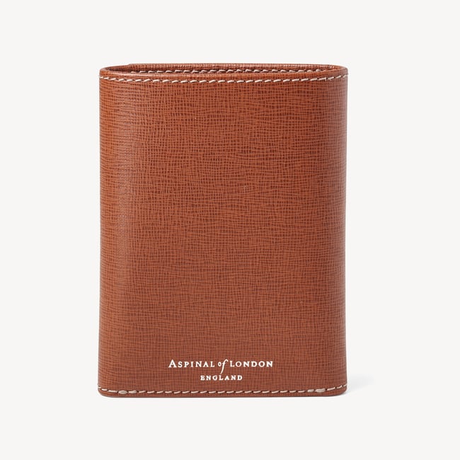 Trifold Wallet Tan Saffiano