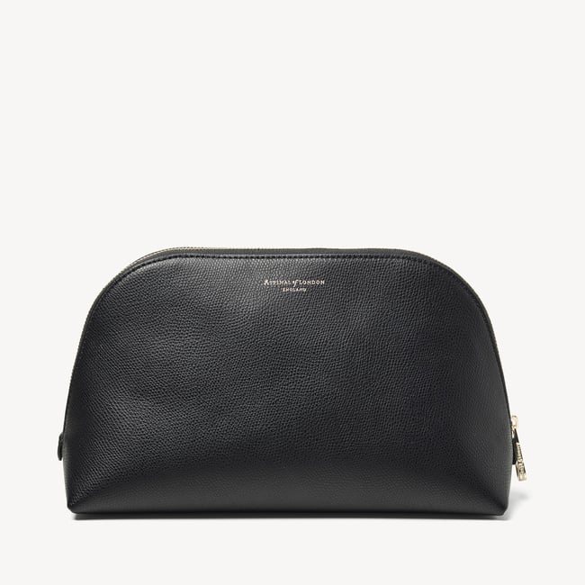 Classic Toiletry Bag Black Soft Saffiano