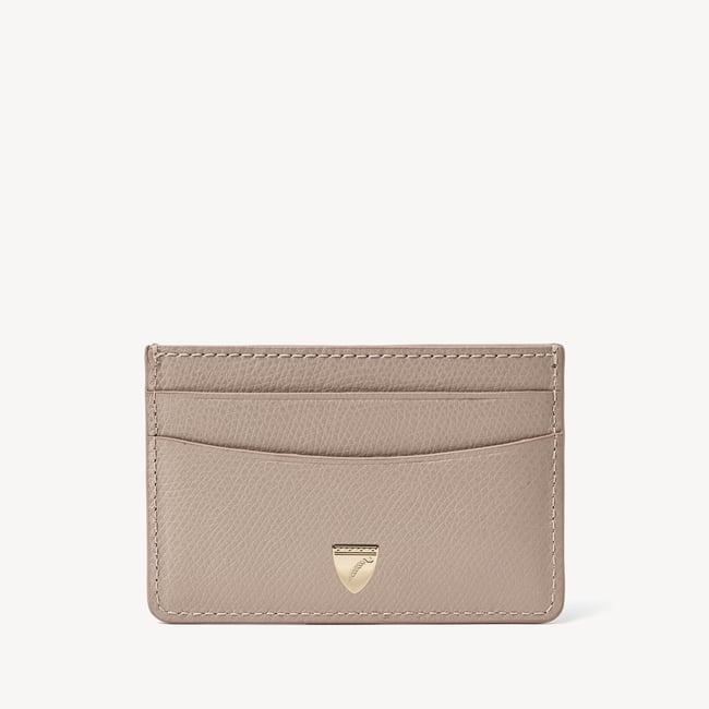 Slim Credit Card Holder Moleskin Soft Saffiano