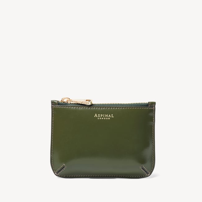 Small Ella Pouch Smooth Moss Green