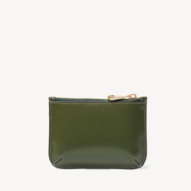 Small Ella Pouch Smooth Moss Green