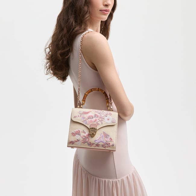 Midi Mayfair® Rose Pink English Garden Hand Embroidery