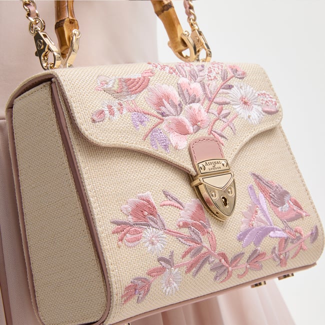 Midi Mayfair® Rose Pink English Garden Hand Embroidery