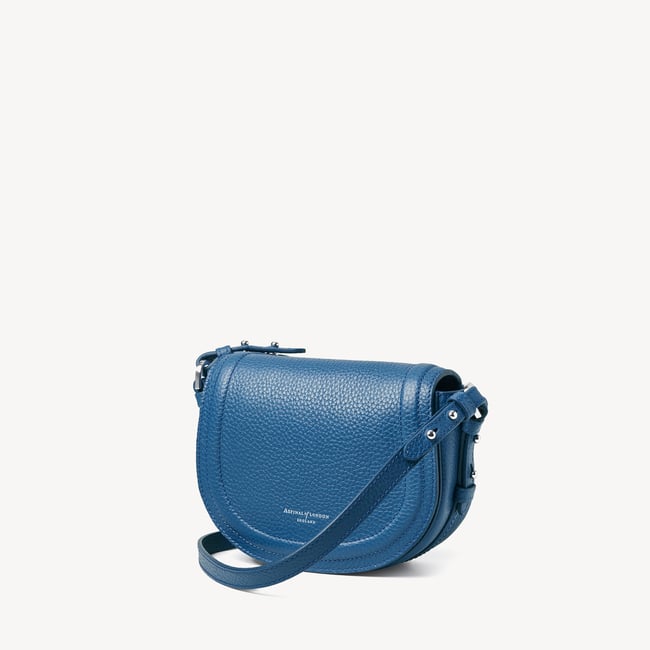 Small Stella Satchel Crossbody Topaz Pebble