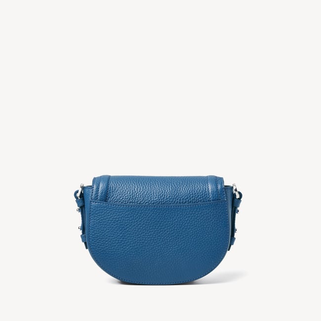 Small Stella Satchel Crossbody Topaz Pebble
