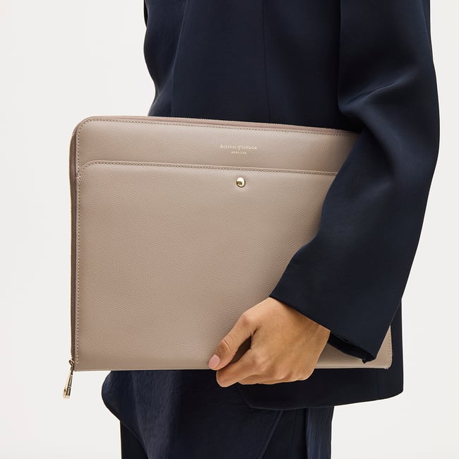 13-Inch Brook Street Folio Moleskin Soft Saffiano