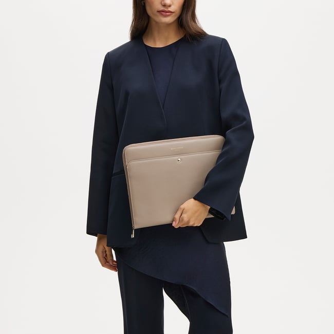 13-Inch Brook Street Folio Moleskin Soft Saffiano