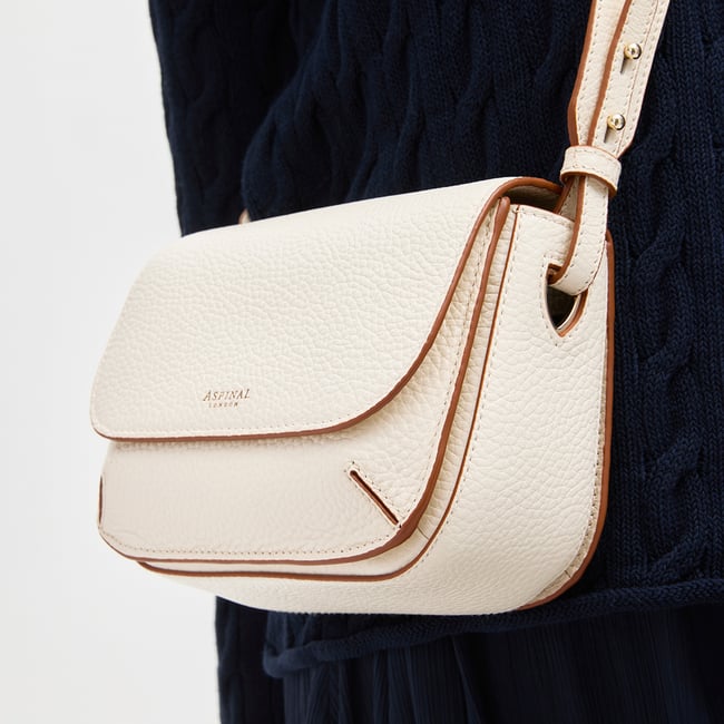 Ella Crossbody Ivory Pebble