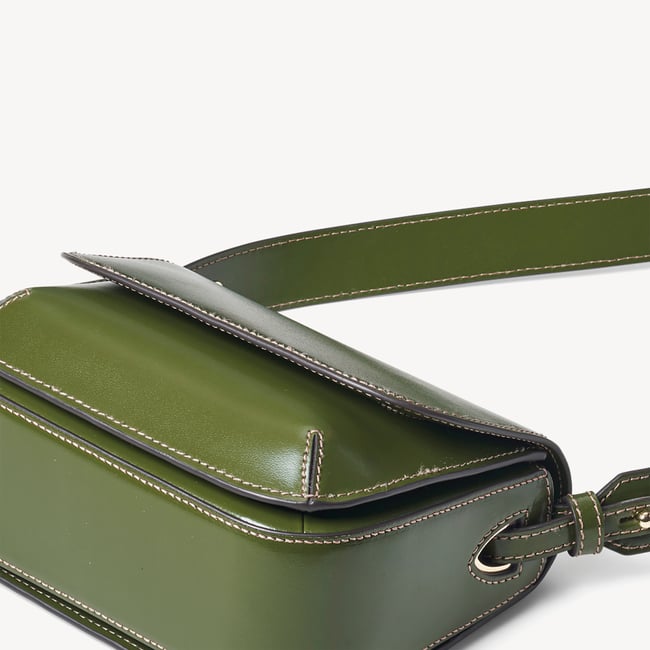 Ella Crossbody Smooth Moss Green