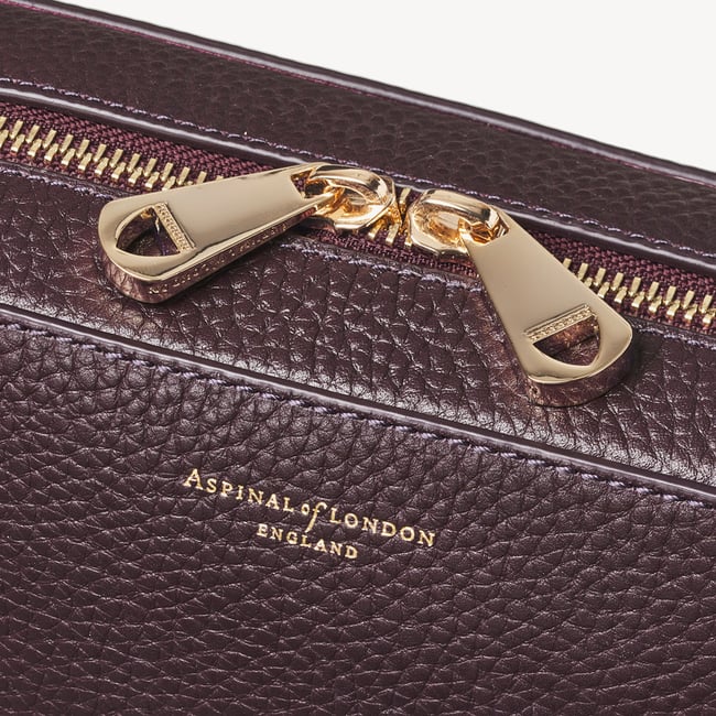 Camera Crossbody with Changeable Straps Fig Pebble