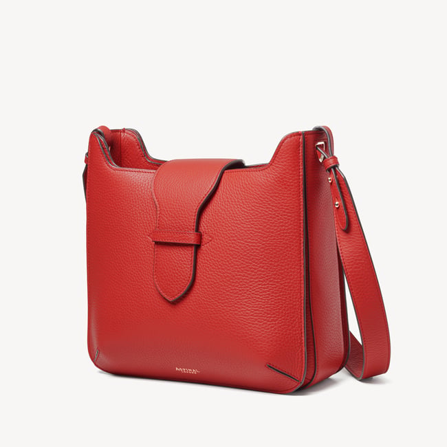 Ella Hobo Cardinal Red Pebble