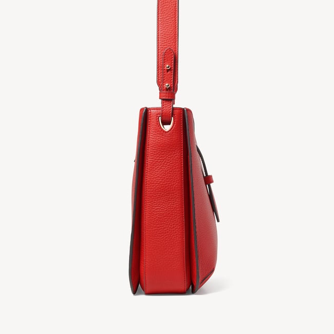 Ella Hobo Cardinal Red Pebble