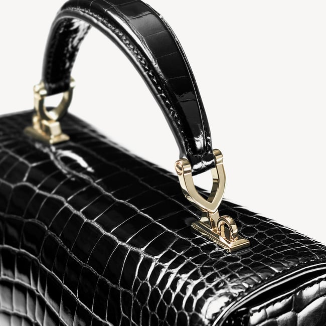 Mayfair® Black Patent Croc