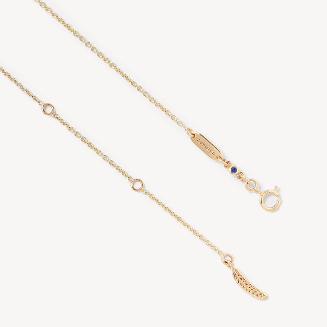 Diamond Straight Drop Necklace 0.17ct Diamond