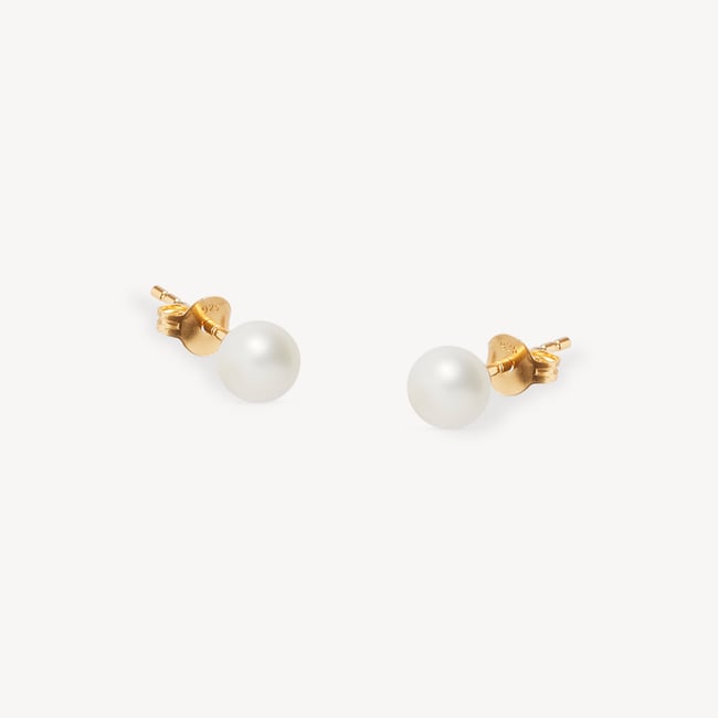 Pearl Stud Earrings Freshwater Pearl