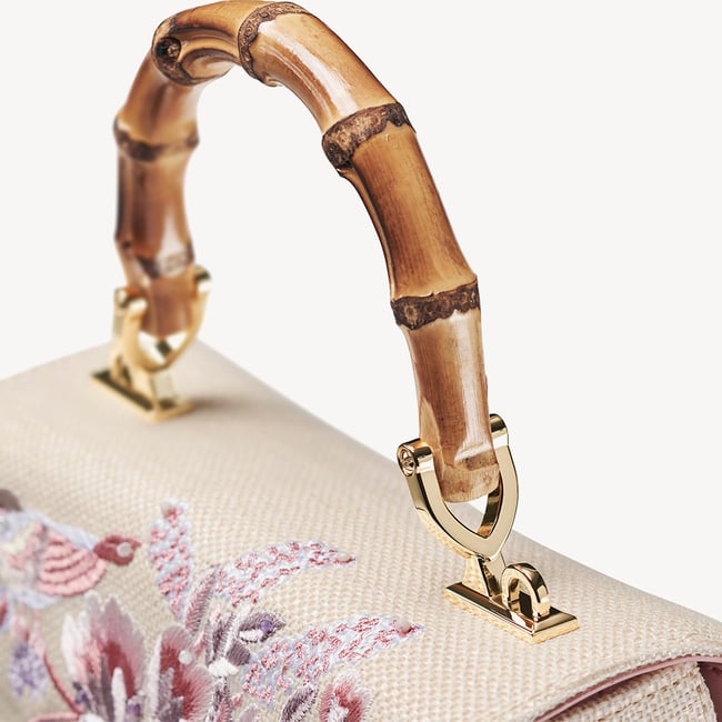 Midi Mayfair® Rose Pink English Garden Hand Embroidery