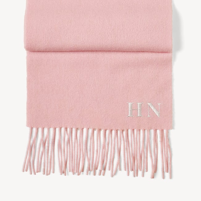 Pure Cashmere Scarf Baby Pink Cashmere