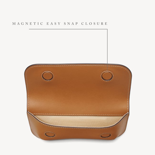 Ella Sunglasses Case Smooth Tan