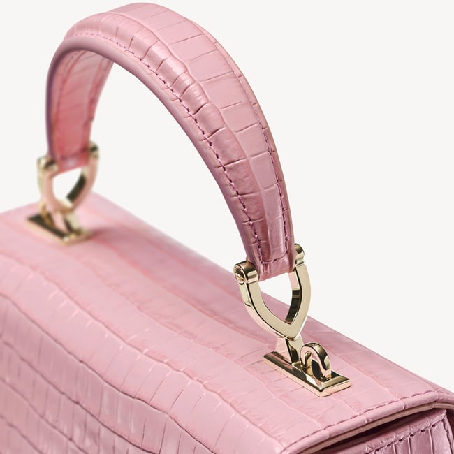 Midi Mayfair® Deep Shine Powder Lilac Small Croc