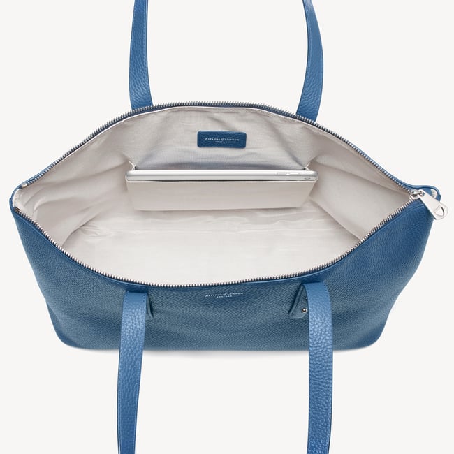 Regent Zipped Tote Topaz Pebble