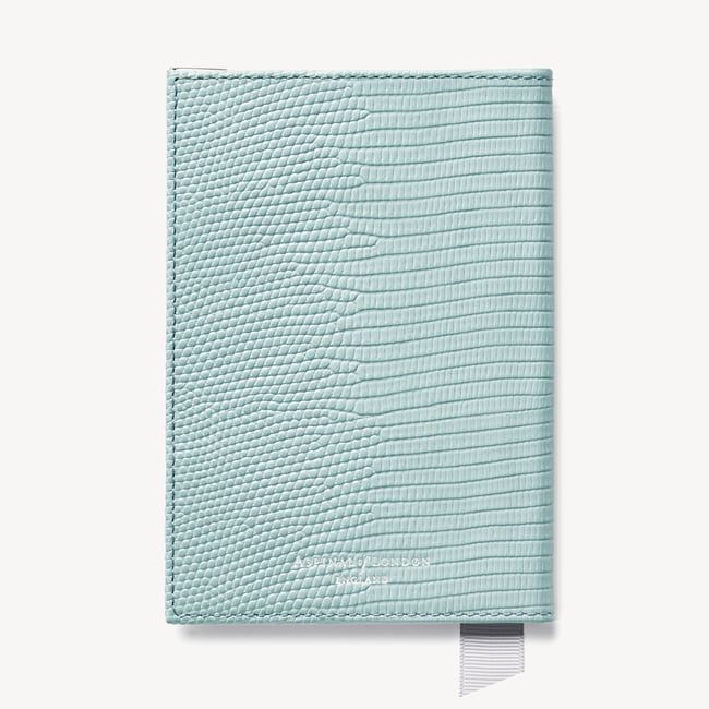 Passport Cover Pool Blue Lizard