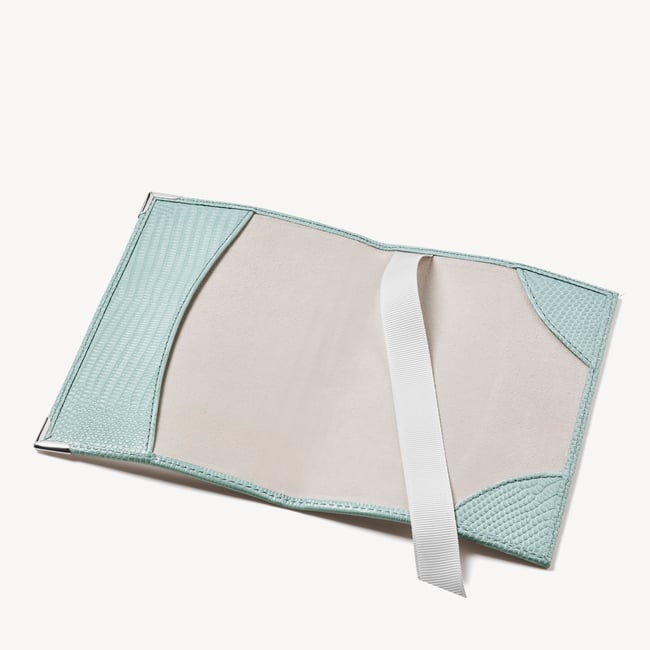 Passport Cover Pool Blue Lizard