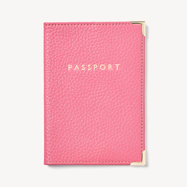 Passport Cover Candy Pink Pebble