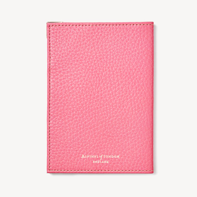 Passport Cover Candy Pink Pebble