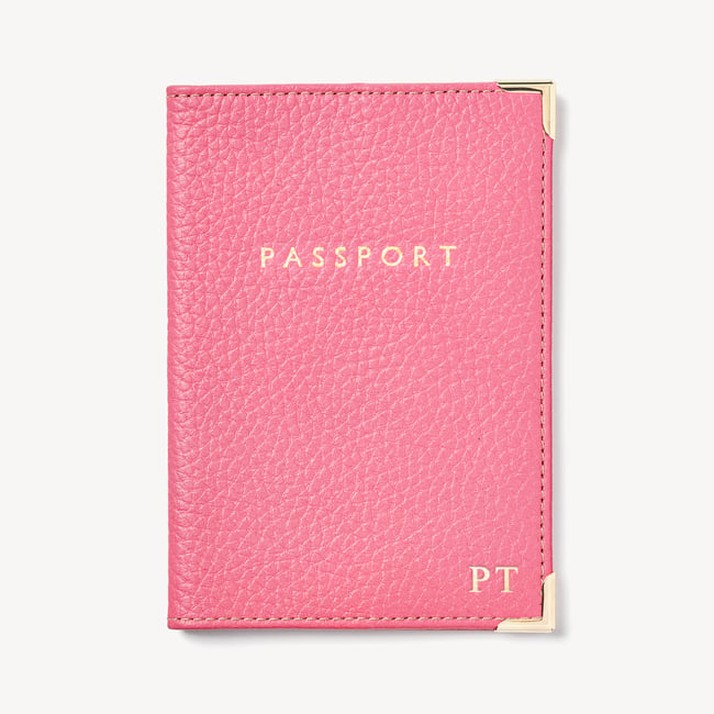 Passport Cover Candy Pink Pebble