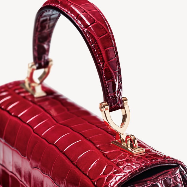 Midi Mayfair® Deep Shine Cherry Ombre Croc