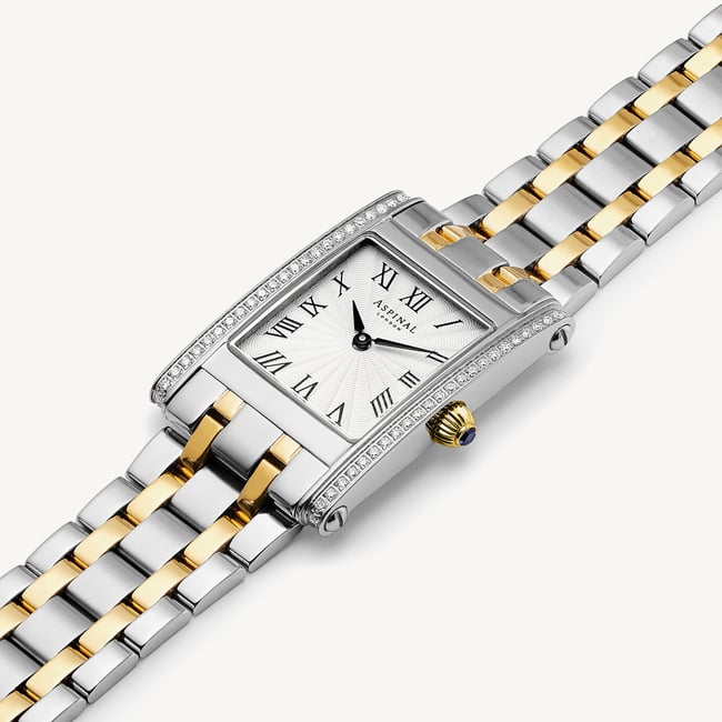 The Mayfair® Juliet Series 2 56 Diamonds. 23ct Gold Plated & Stainless Steel Bracelet