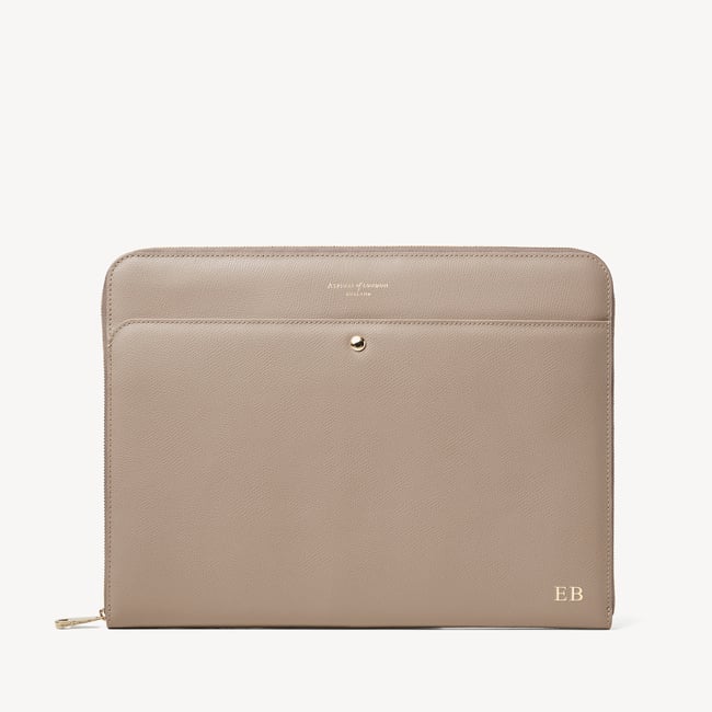 13-Inch Brook Street Folio Moleskin Soft Saffiano