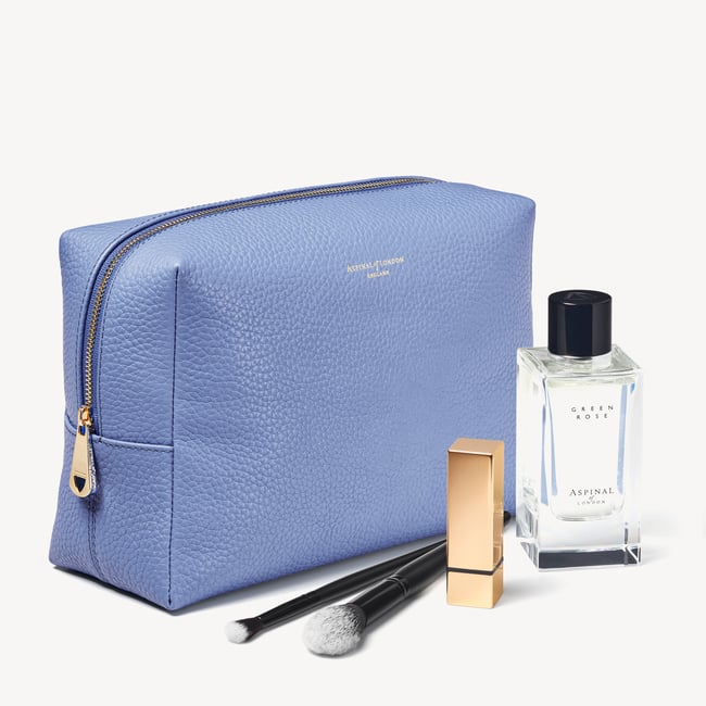 London Toiletry Bag Capri Blue Pebble
