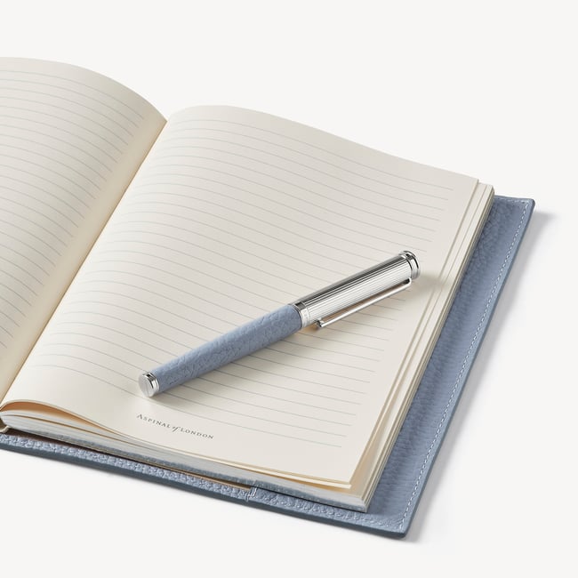 A5 Refillable Journal & Pen Set Sky Blue Pebble