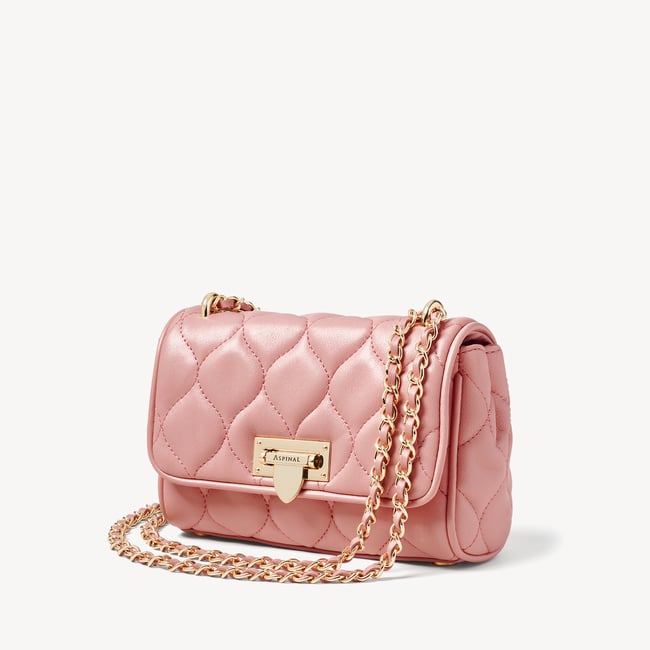 Micro Lottie Crossbody English Rose Nappa