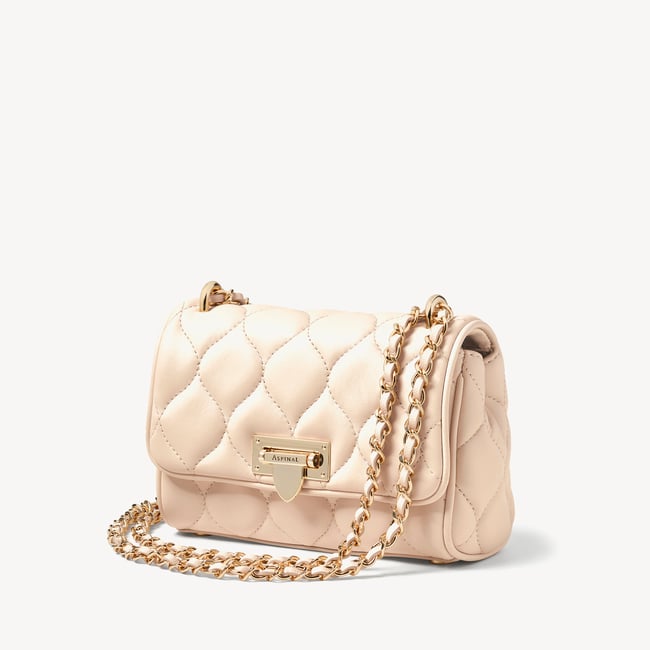 Micro Lottie Crossbody Ivory Nappa