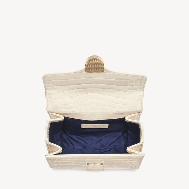 Mini Mayfair® Ivory Patent Croc