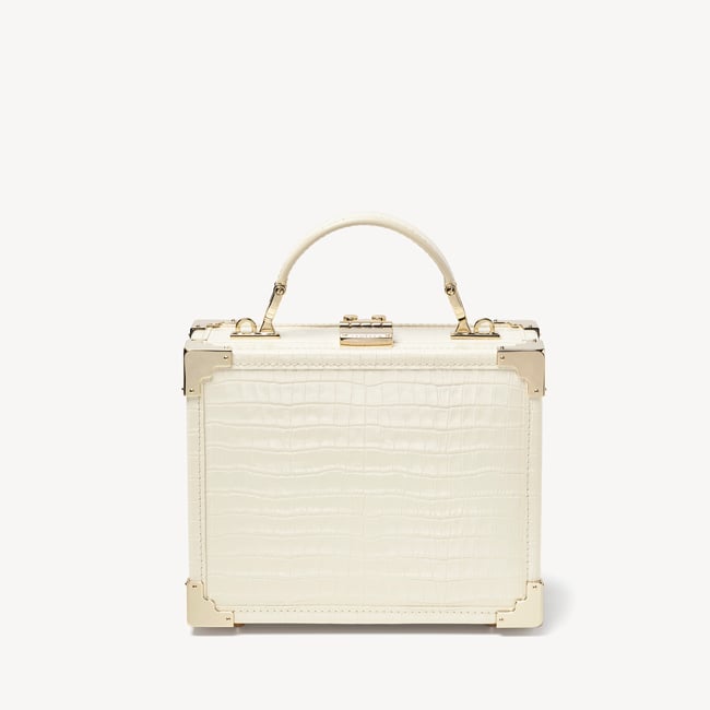 Trunk Deep Shine Ivory Small Croc