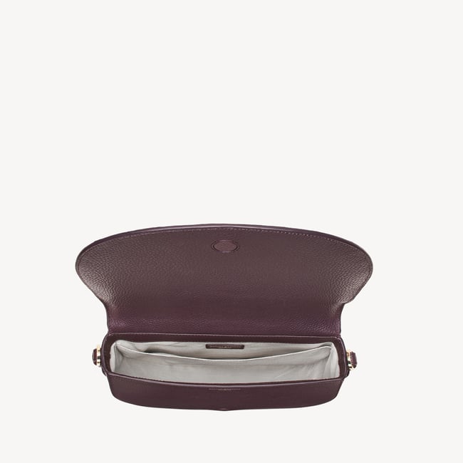 Stella Satchel Crossbody Fig Pebble