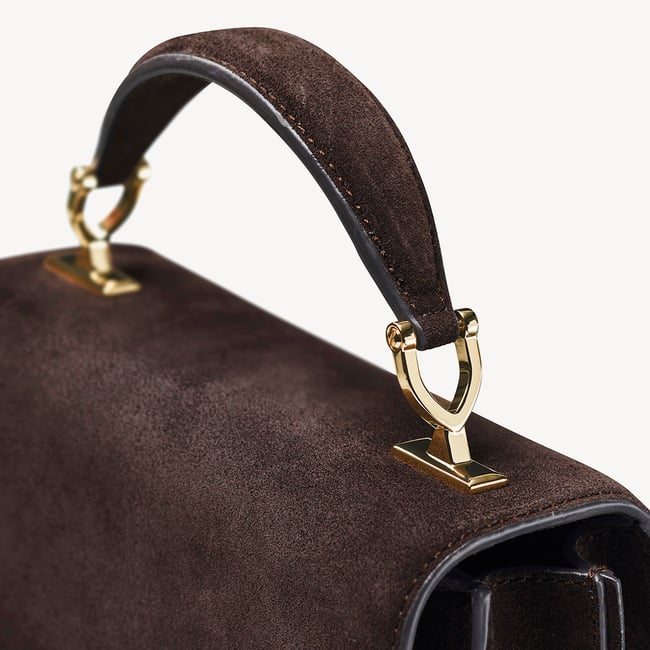Annabel Chocolate Suede