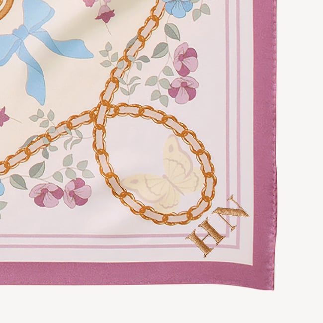 Mayfair® Songbird Silk Scarf English Rose Pure Silk