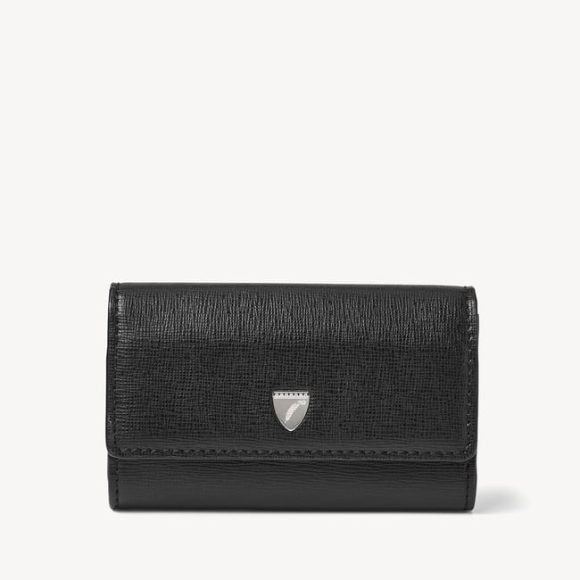 Business Card Holder Black Saffiano
