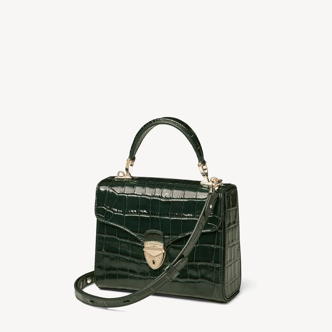 Midi Mayfair® Deep Shine Evergreen Croc