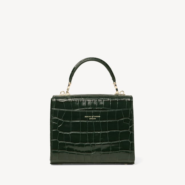 Midi Mayfair® Deep Shine Evergreen Croc