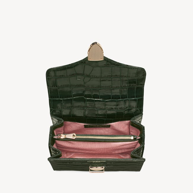 Midi Mayfair® Deep Shine Evergreen Croc